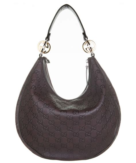 brown gucci hobo purse|Gucci guccissima hobo bag.